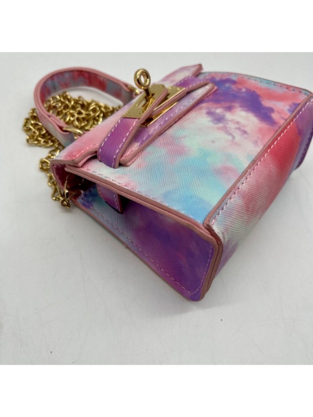 Like Dreams Multicolored Faux Leather Mini Tote Bag - Picture 7 of 10
